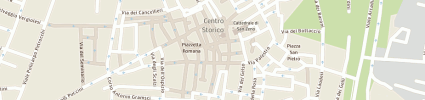 Mappa della impresa pasticceria della sala di gherardeschi leonardo a PISTOIA