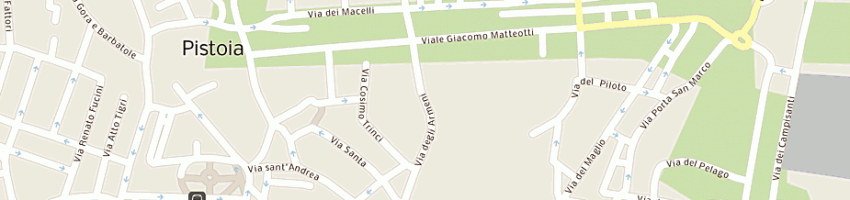 Mappa della impresa il delfino associazione volontariato a PISTOIA