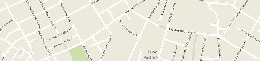 Mappa della impresa scuola materna casa e famiglia a MODENA