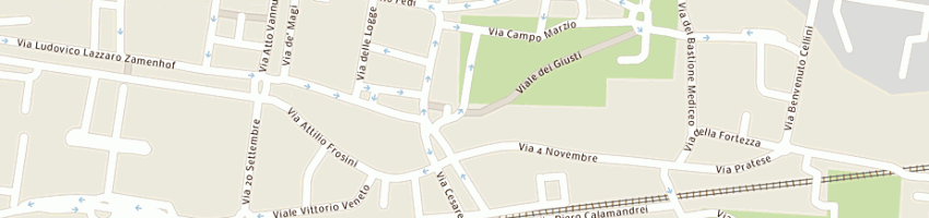 Mappa della impresa baldino abbigliamento srl a PISTOIA