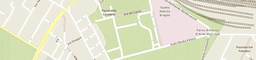 Mappa della impresa biblioteca specializzata liceo ginnasio muratori a MODENA