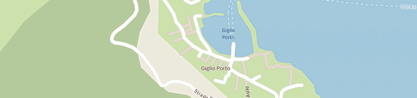 Mappa della impresa trattoria la margherita di cavero fiore e c snc a ISOLA DEL GIGLIO