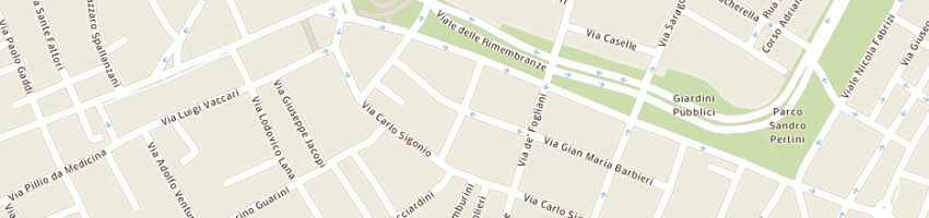 Mappa della impresa beba snc di basolu donatella e c a MODENA
