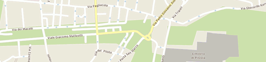 Mappa della impresa allegranti giorgio a PISTOIA