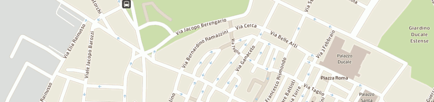 Mappa della impresa berti alberto a MODENA