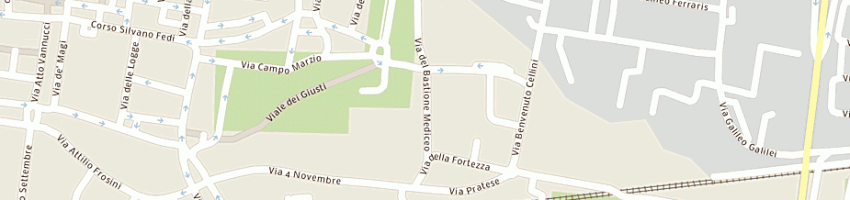 Mappa della impresa la serpentina srl a PISTOIA