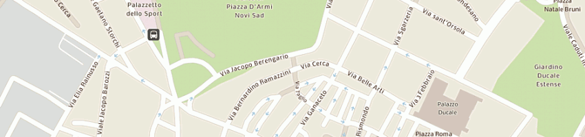 Mappa della impresa euro kebab di duran renzi e c snc a MODENA