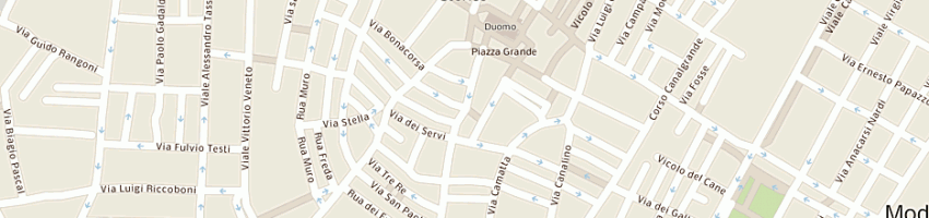 Mappa della impresa bulgarelli romano a MODENA