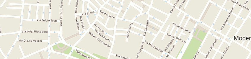 Mappa della impresa studio elaborazioni 91 a MODENA