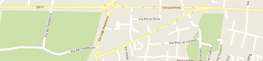 Mappa della impresa ' subsoil service di luca peruzzi e luca bocini snc ' a EMPOLI