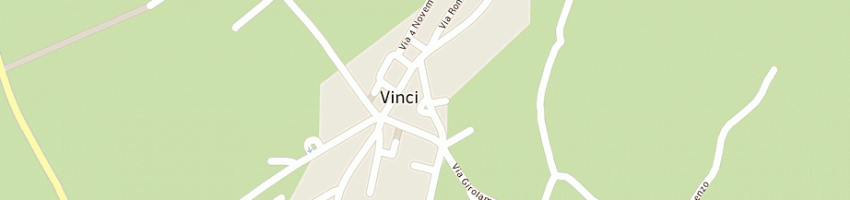 Mappa della impresa misericordia di vinci a VINCI
