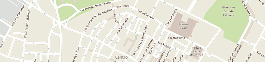 Mappa della impresa bosio giacobbe a MODENA