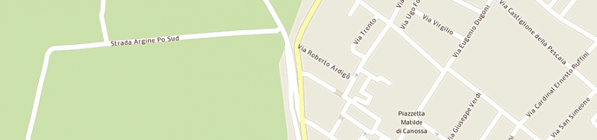 Mappa della impresa tridapalli uberto a SAN BENEDETTO PO