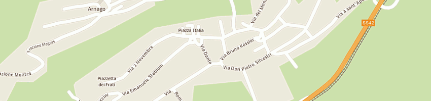 Mappa della impresa pippo hotel snc a TERZOLAS