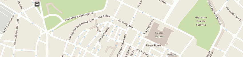 Mappa della impresa bergonzini gino a MODENA