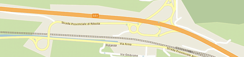Mappa della impresa agostini paolo a GROSSETO