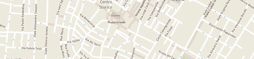 Mappa della impresa camiceria righi di righi emma e c societa' in nome collettivo a MODENA