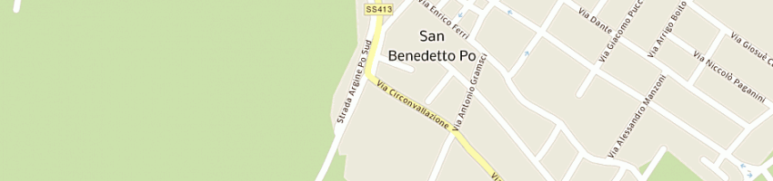 Mappa della impresa baraldi franco a SAN BENEDETTO PO