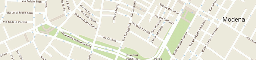 Mappa della impresa la darsena srl a MODENA