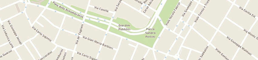 Mappa della impresa gavioli giovanni a MODENA