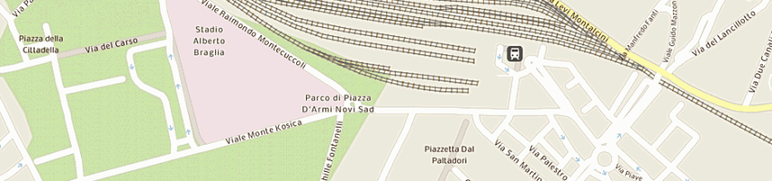 Mappa della impresa scuole non statali - scuole medie a MODENA