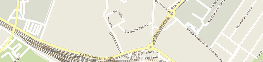 Mappa della impresa rbd di melloni renato e c snc a MODENA