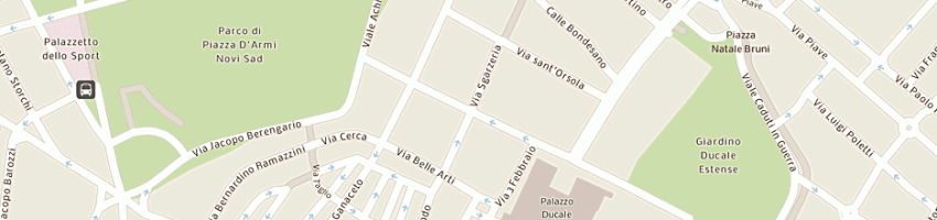 Mappa della impresa giovanardi carlo a MODENA