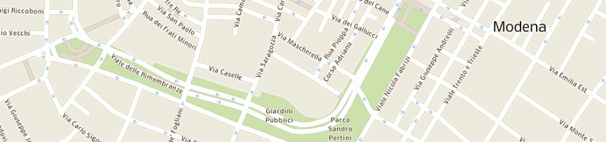 Mappa della impresa benedettini abbazia spietro a MODENA