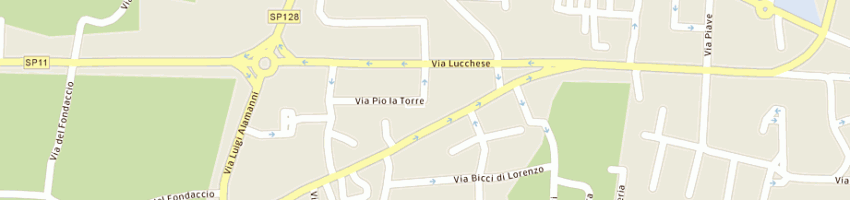 Mappa della impresa cioni franco a EMPOLI