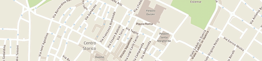 Mappa della impresa parrucchiere enzo rufinelli a MODENA
