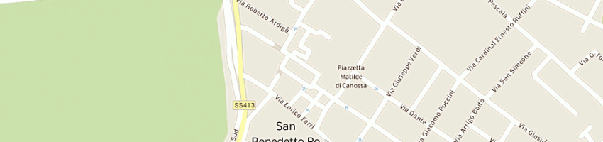 Mappa della impresa malavasi di ferrari gilda e c (sas) a SAN BENEDETTO PO