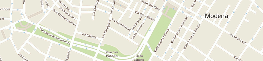 Mappa della impresa nettamente srl a MODENA