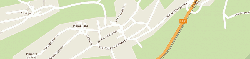 Mappa della impresa pini antonia e bruna snc a MALE 