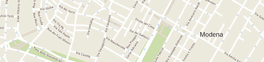 Mappa della impresa gloss a MODENA