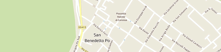 Mappa della impresa pf srl a SAN BENEDETTO PO