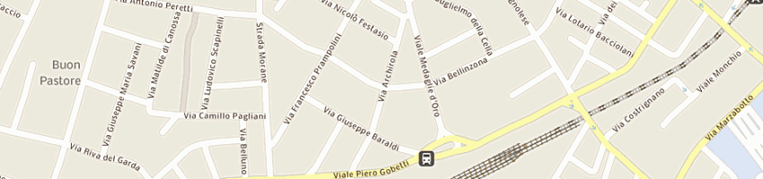Mappa della impresa studio zini a MODENA