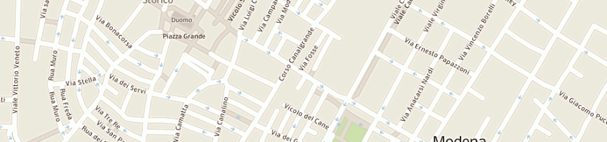 Mappa della impresa fini antonio snc a MODENA