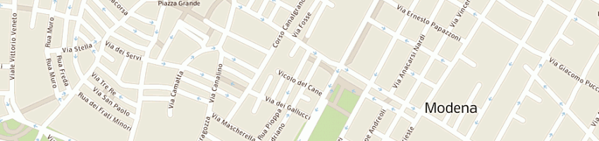 Mappa della impresa onoranze funebri zucchelli (srl) a MODENA