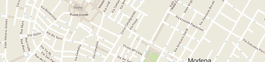 Mappa della impresa cris confezioni srl a MODENA