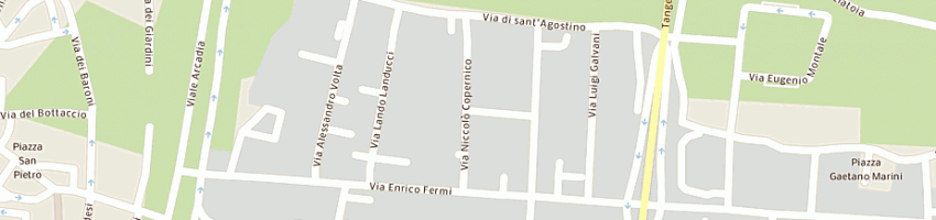 Mappa della impresa enzo magnani e c snc a PISTOIA