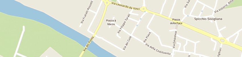 Mappa della impresa masber di traversari lucia a VINCI