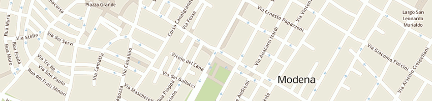Mappa della impresa i viali srl a MODENA