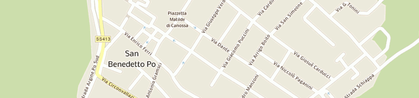Mappa della impresa raffaldoni roberto a SAN BENEDETTO PO