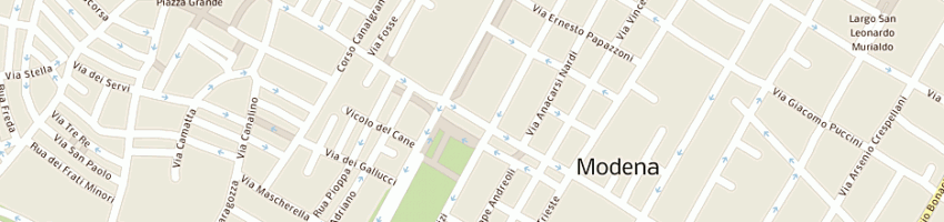 Mappa della impresa dini enrico a MODENA