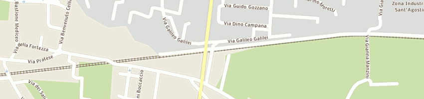 Mappa della impresa beneforti rag franco a PISTOIA