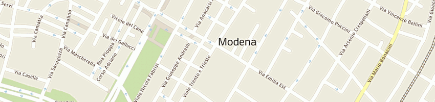Mappa della impresa tipico a MODENA