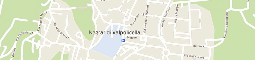 Mappa della impresa pizza al taglio da denis a NEGRAR