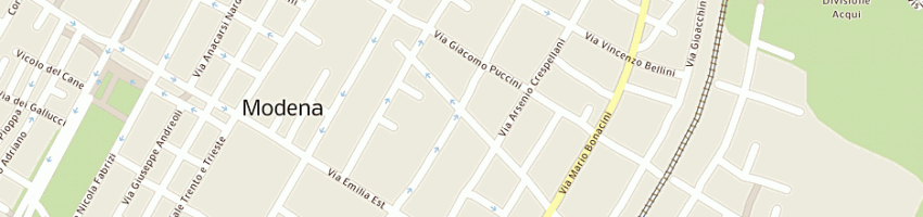 Mappa della impresa giovannini sas di giovannini giovanni e c abbreviabile in  giovannini sas a MODENA