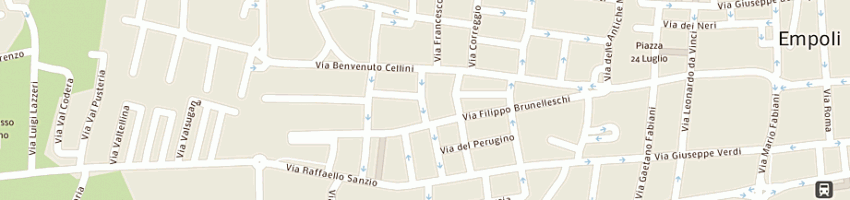 Mappa della impresa vitozzi giovanni a EMPOLI