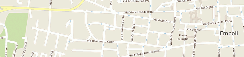 Mappa della impresa niglio maria luisa a EMPOLI